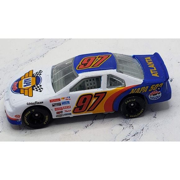 1997 Racing Champions NAPA 500 Program Car 1/64 Stock Car New in Package #97 - Picture 1 of 8